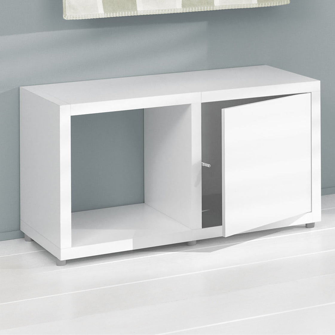 BOON Cube Storage Shelf Combo 2/1x1 Accessorized