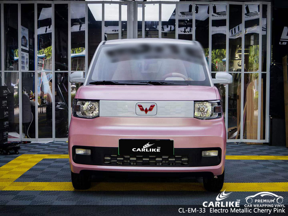 CARLIKE CL-EM-33 matte electro metallic cherry pink vinyl for SGMW