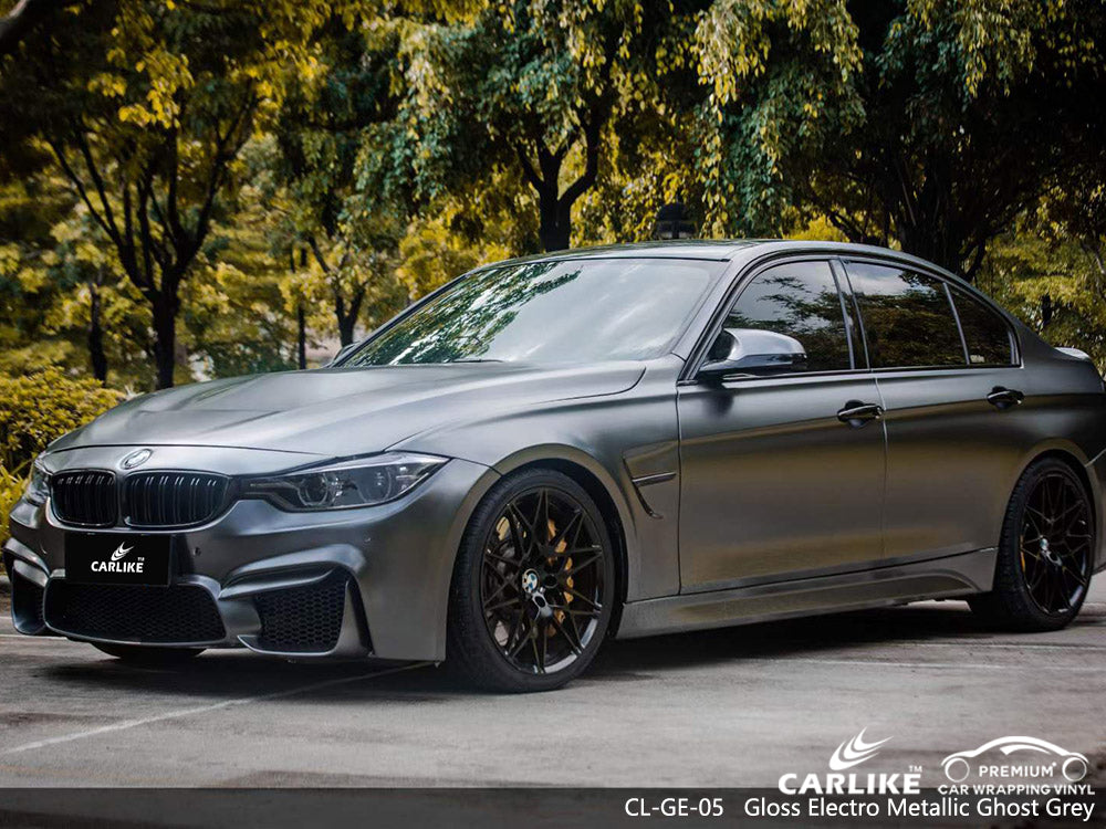 CARLIKE CL-GE-05 Vinilo gris fantasma electrometálico brillante para BMW