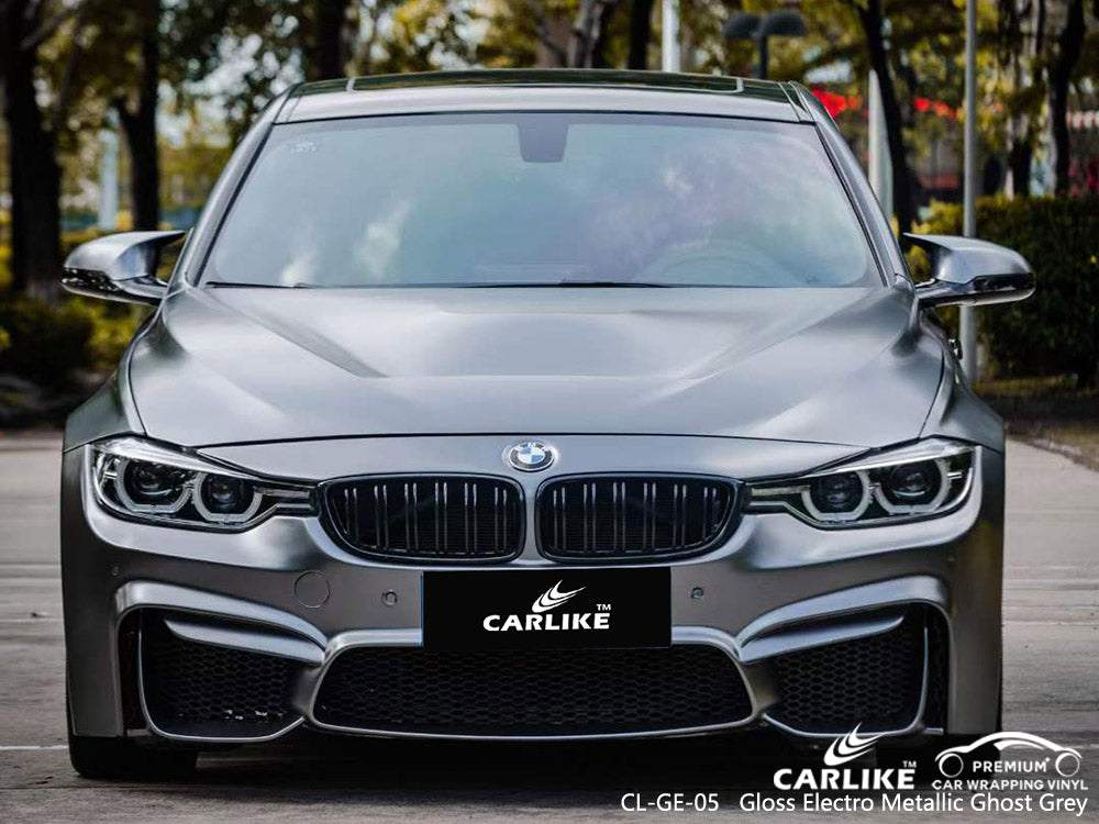 CARLIKE CL-GE-05 Vinilo gris fantasma electrometálico brillante para BMW