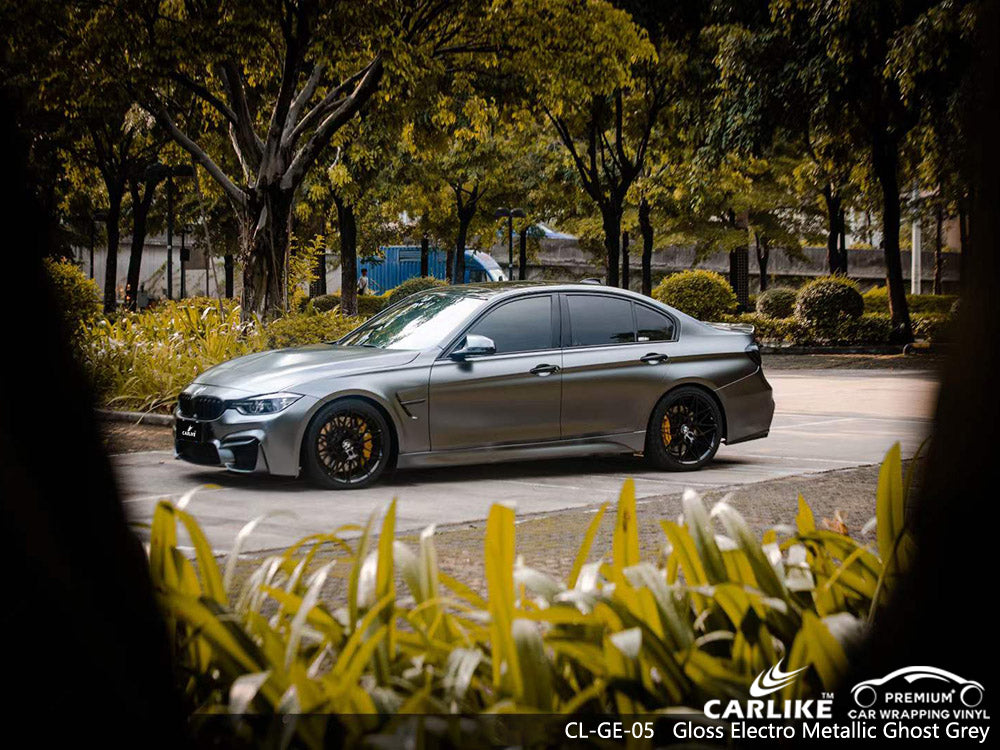 CARLIKE CL-GE-05 Vinilo gris fantasma electrometálico brillante para BMW