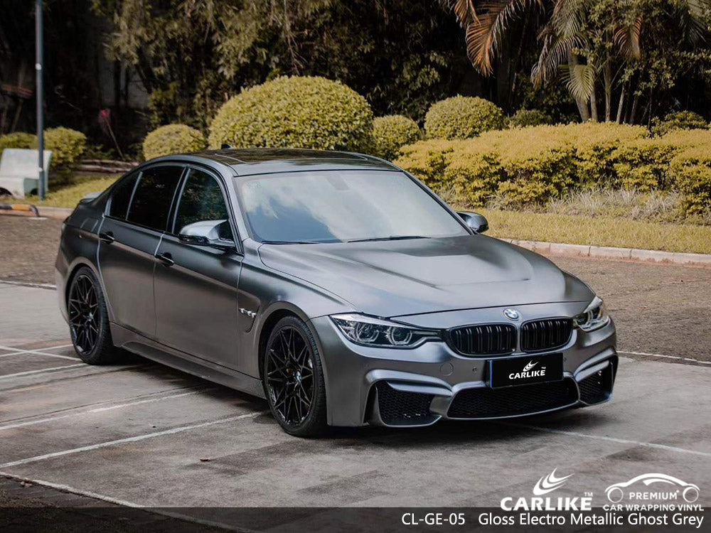 CARLIKE CL-GE-05 Vinilo gris fantasma electrometálico brillante para BMW