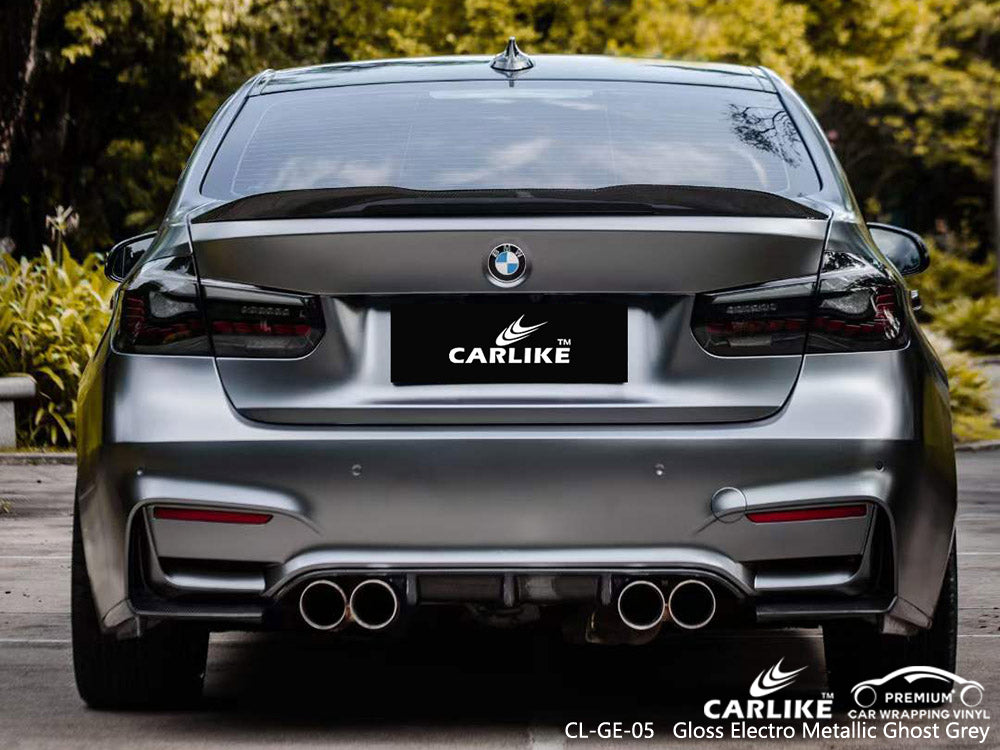 CARLIKE CL-GE-05 Vinilo gris fantasma electrometálico brillante para BMW