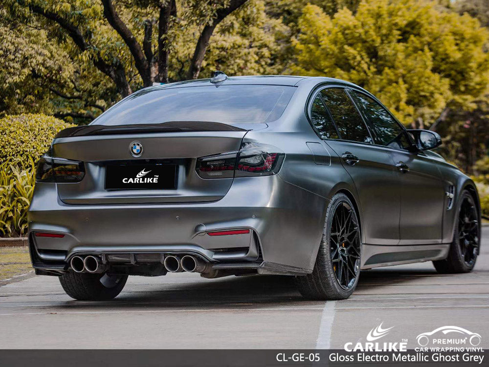 CARLIKE CL-GE-05 Vinilo gris fantasma electrometálico brillante para BMW