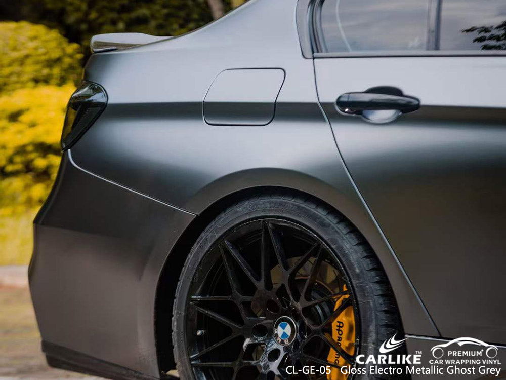 CARLIKE CL-GE-05 Vinilo gris fantasma electrometálico brillante para BMW