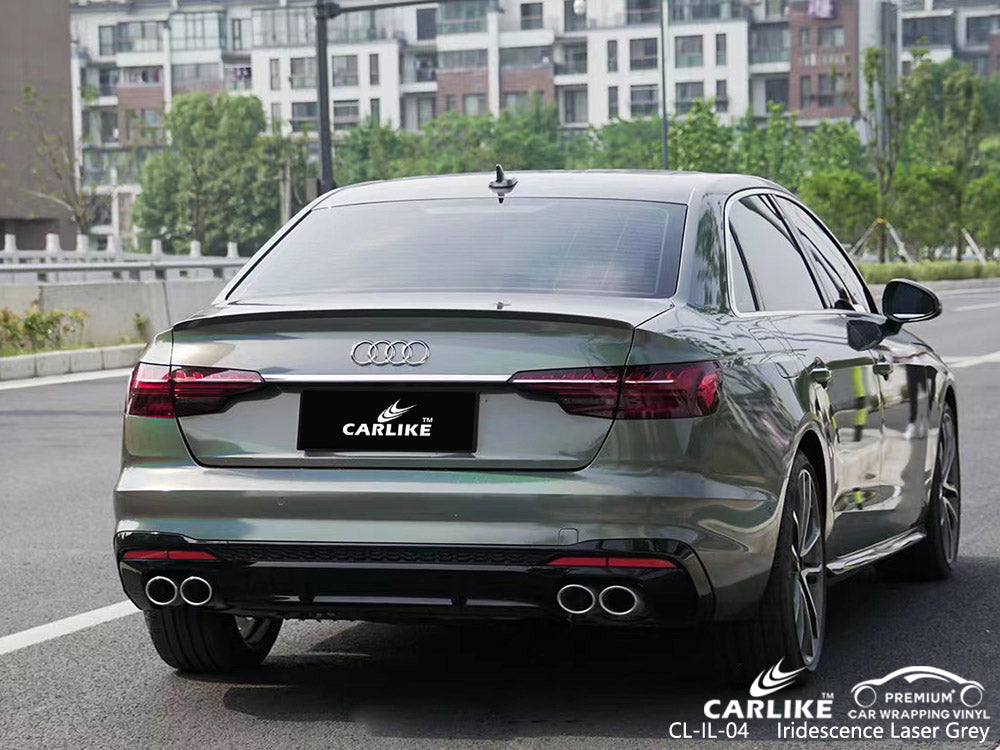 iridescence laser grey vinyl for Audi