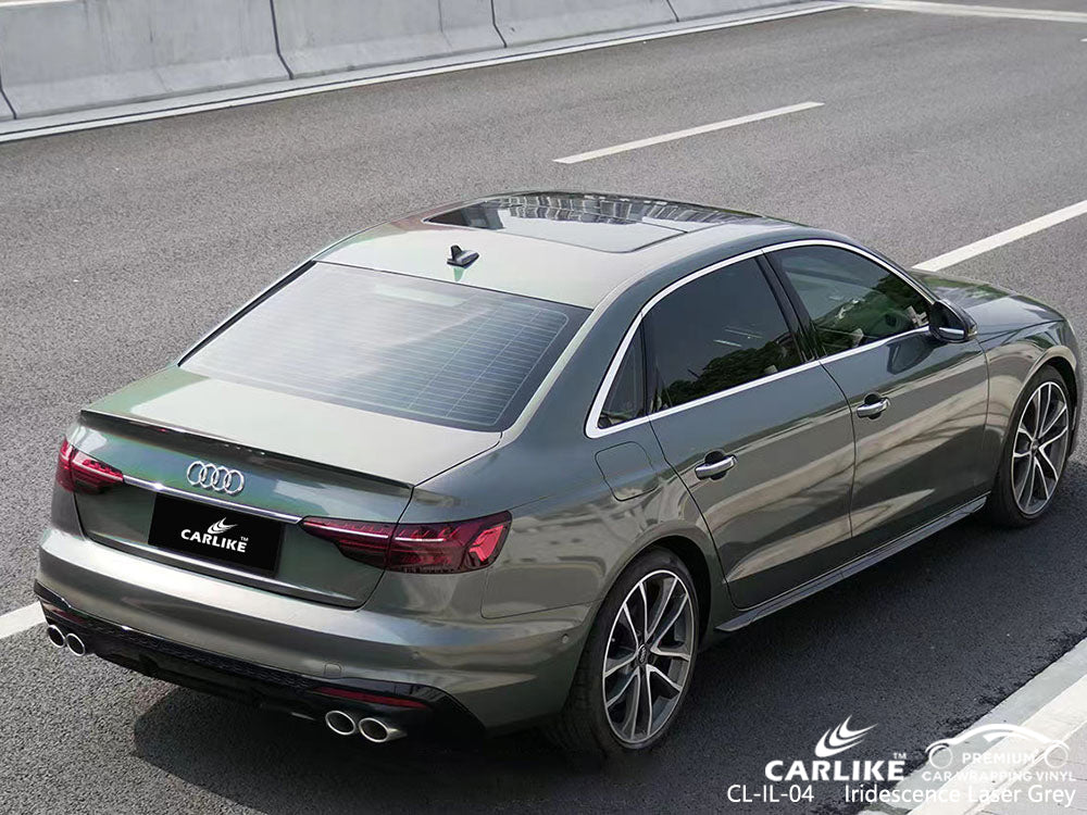 iridescence laser grey vinyl for Audi