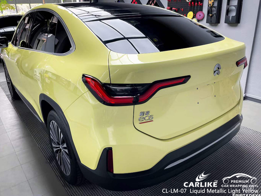 Vinilo líquido metalizado amarillo claro para envolver coches – CARLIKE WRAP