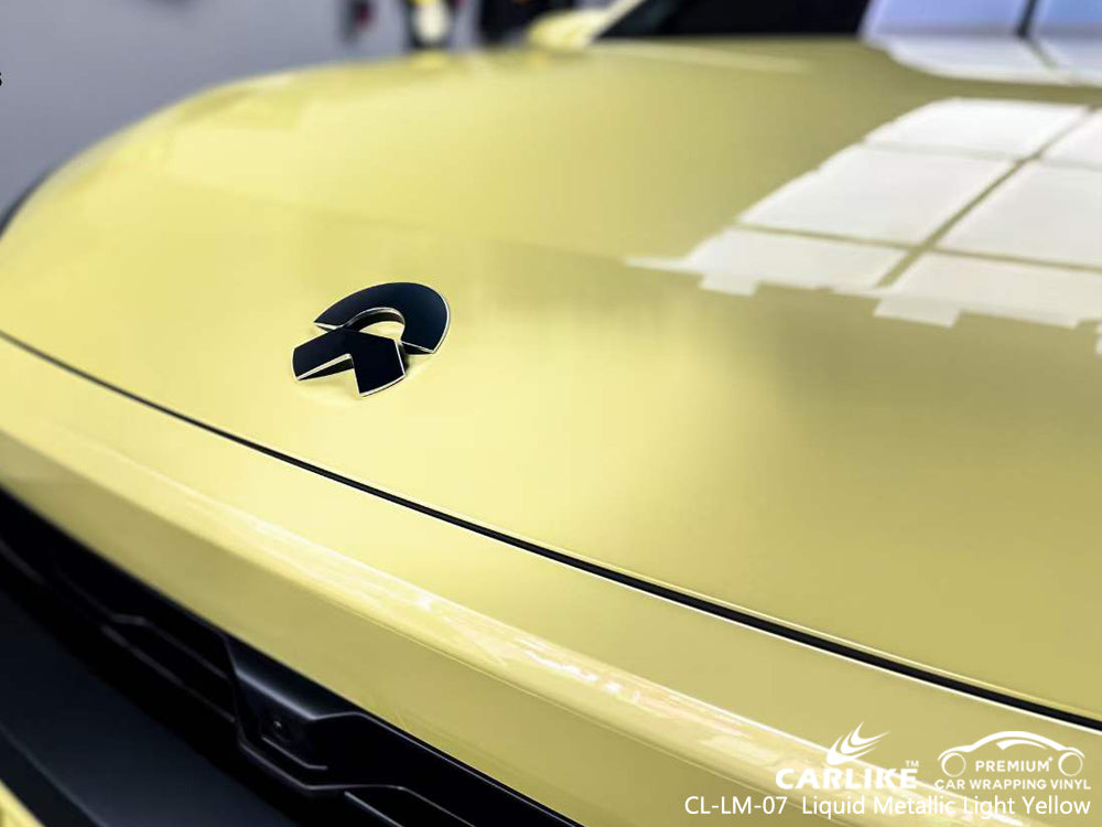 CARLIKE CL-LM-07 LIQUID METALLIC LIGHT YELLOW VINYL FOR NOI