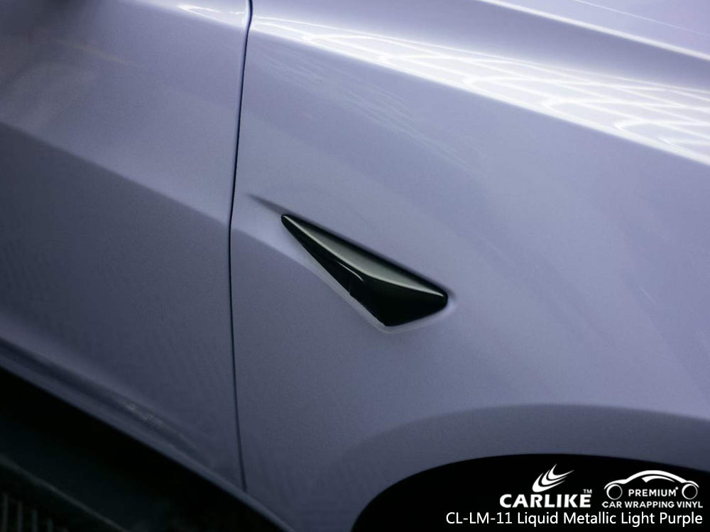 CARLIKE CL-LM-11 liquid metallic light purple vinyl for tesla - CARLIKE WRAP