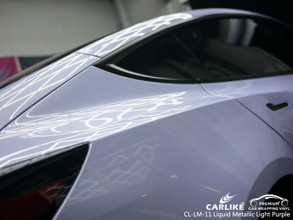 CARLIKE CL-LM-11 liquid metallic light purple vinyl for tesla - CARLIKE WRAP