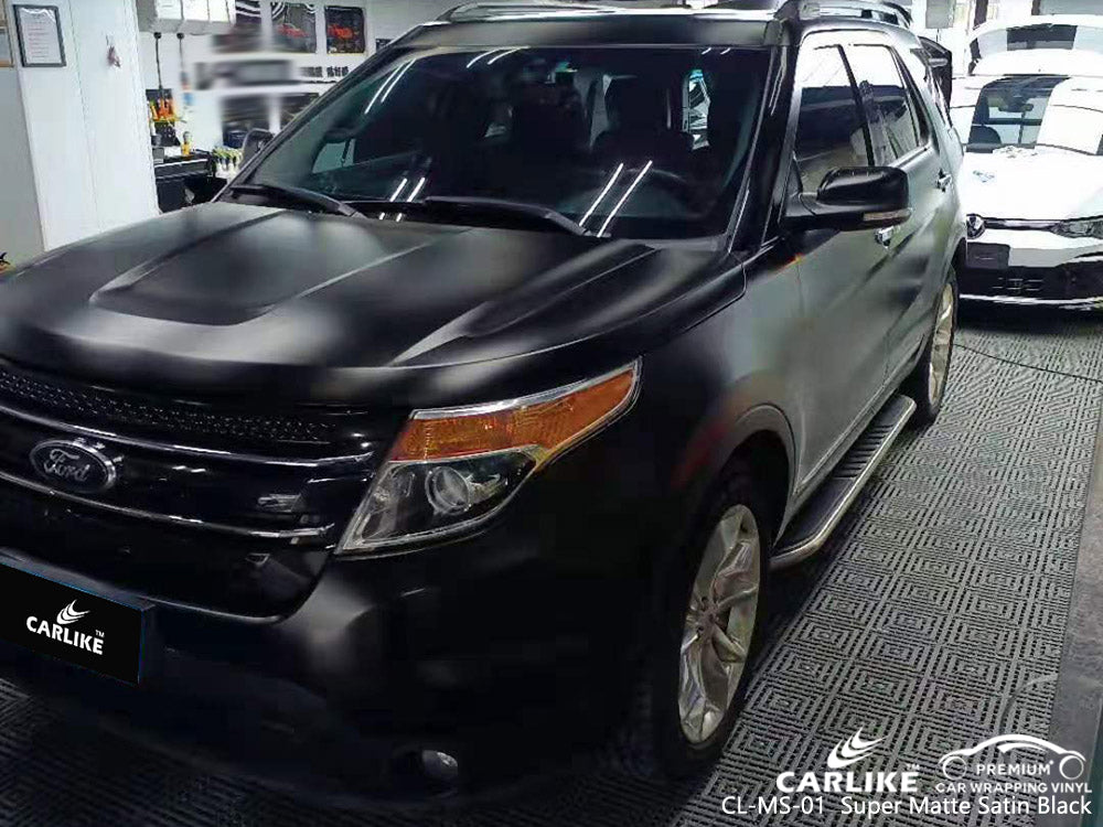 CARLIKE CL-MS-01 vinilo negro satinado super mate para ford