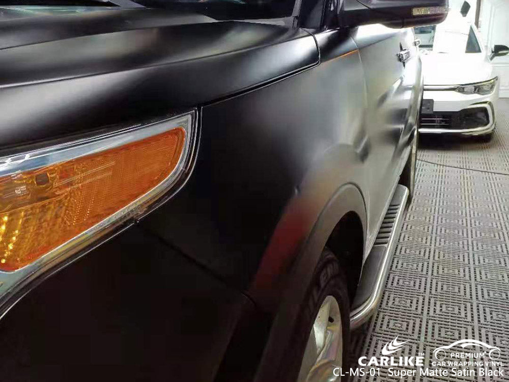 CARLIKE CL-MS-01 vinilo negro satinado super mate para ford