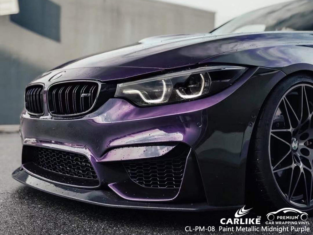 Paint metallic midnight purple wrap for car CARLIKE WRAP