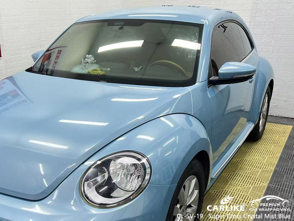 Super gloss crystal mist blue vinyl factory â BlackAntVinyl