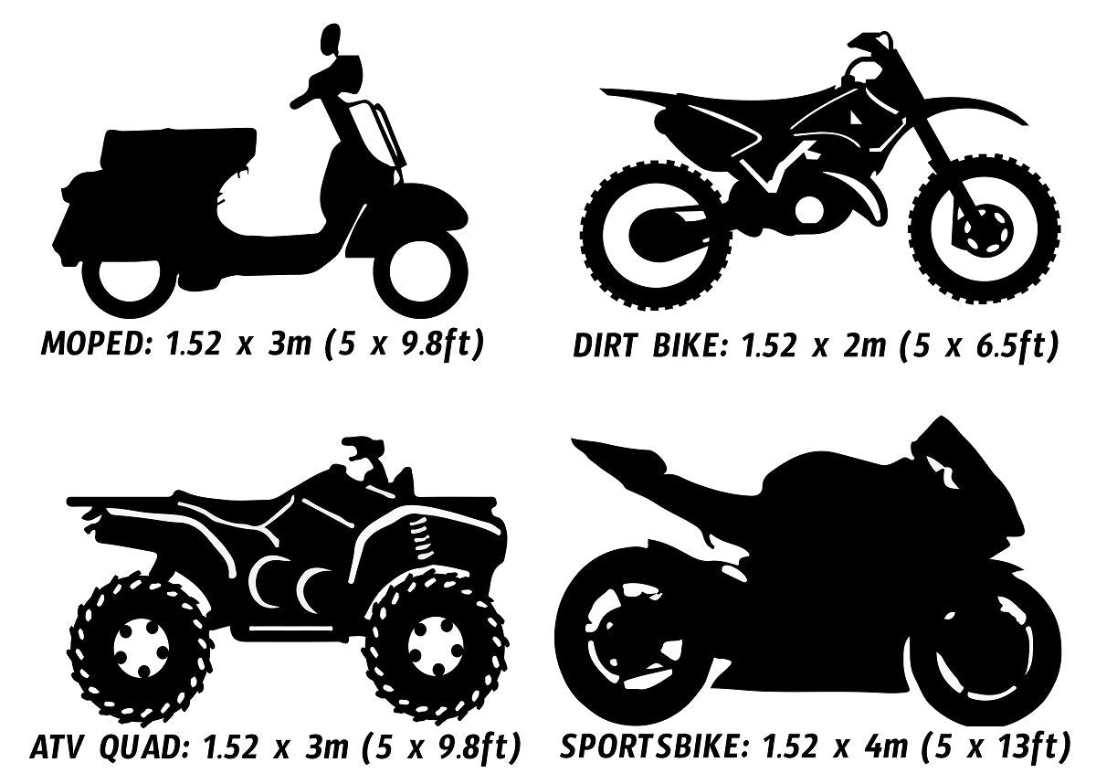 Bike Wrapping Vinyl Size Guide