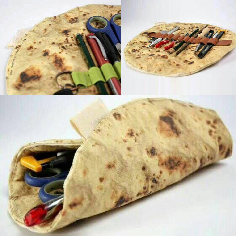 Pen/Pencil/Makeup Brushes Burrito Storage Pouch