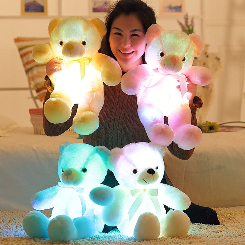 Mega stuffed bear with LED