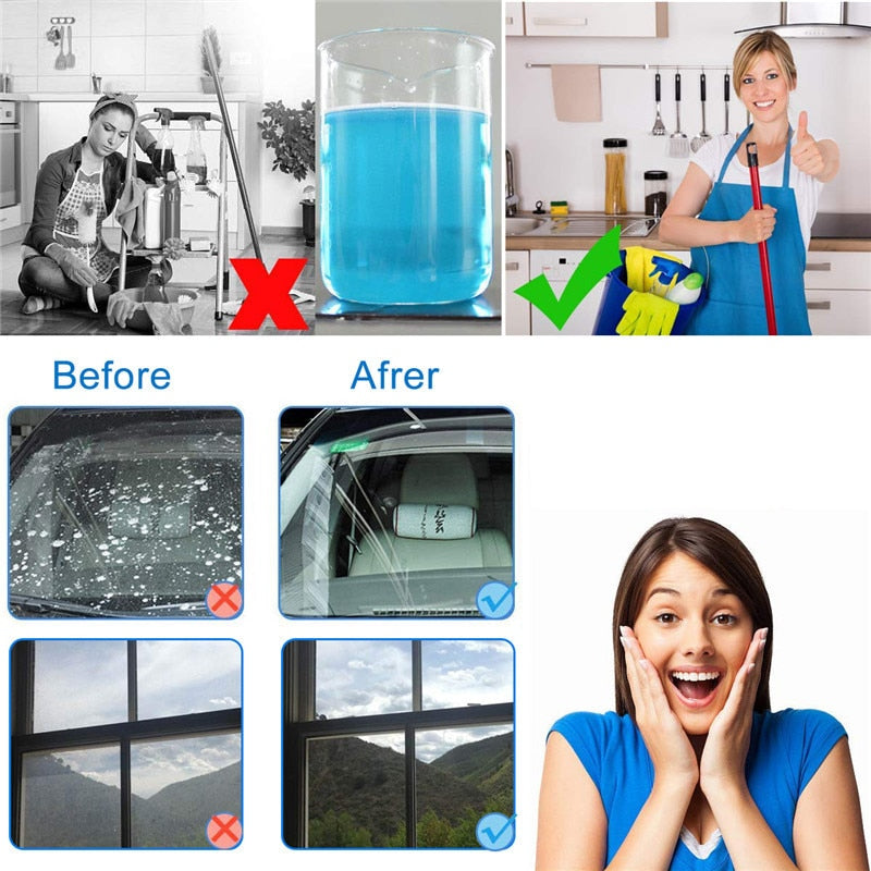 Windshield Glass Cleaner 10PCS/Pack(1PCS=4L Water)