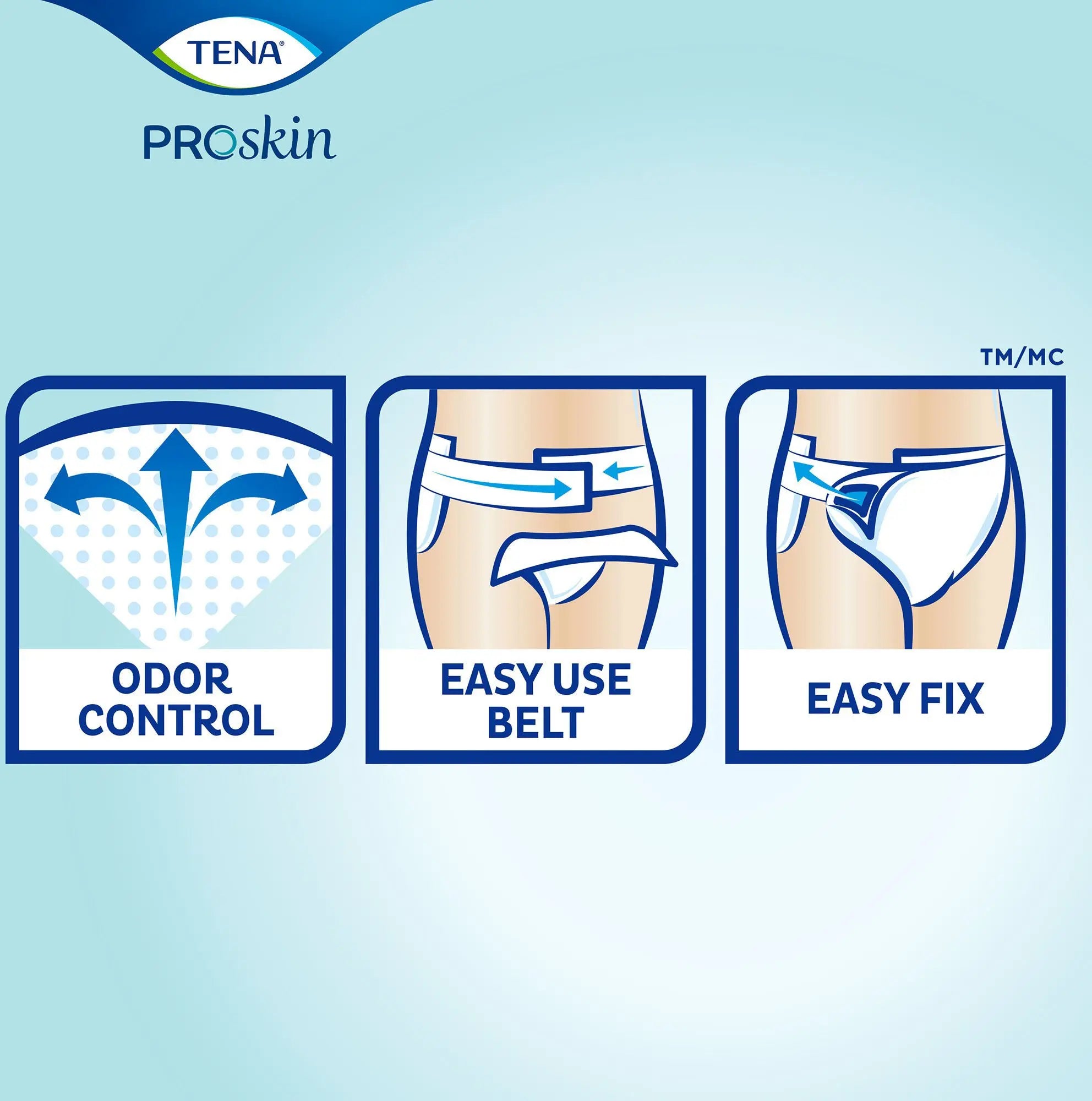 TENA ProSkin Flex Maxi Unisex Adult Incontinence Belted Undergarment
