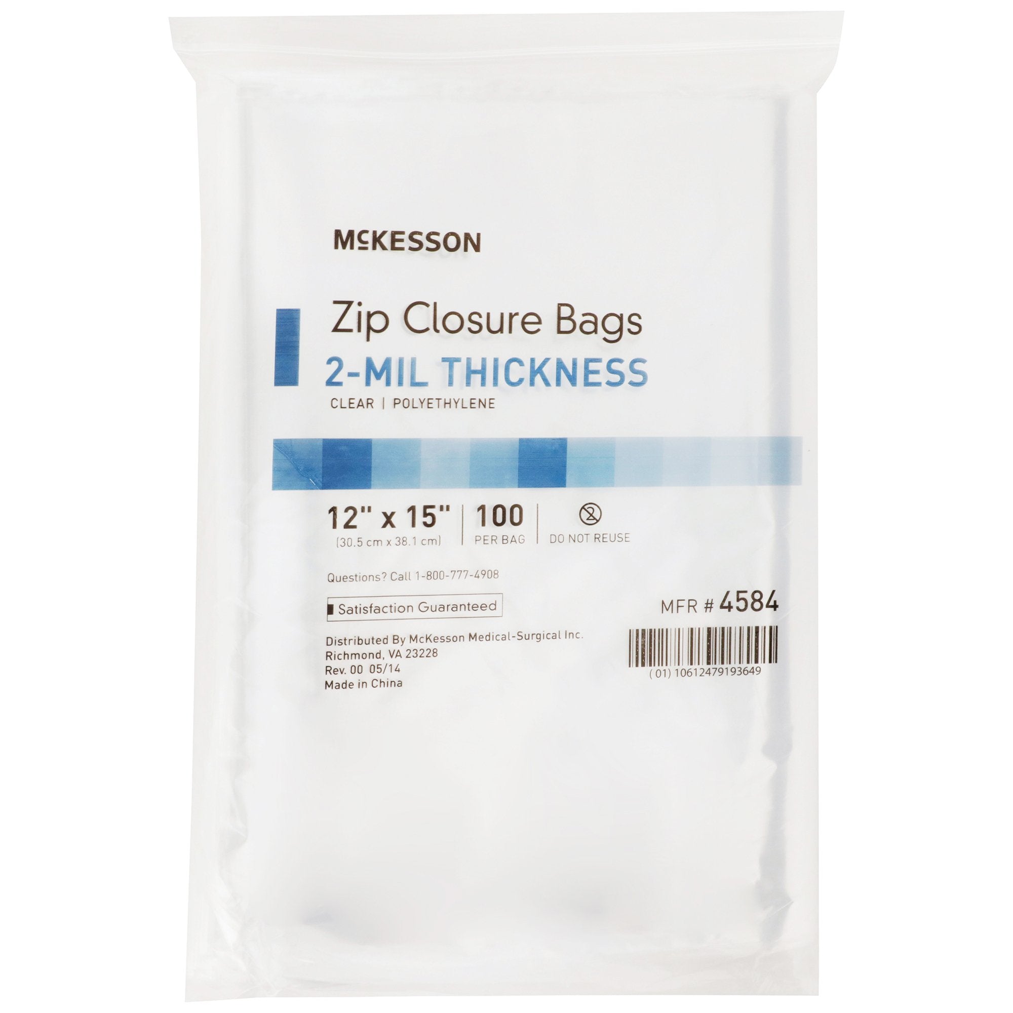 McKesson Reclosable Bag