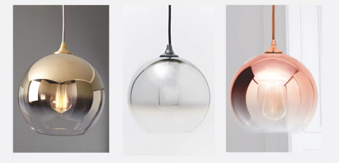 Sculptural Glass Globe Pendant