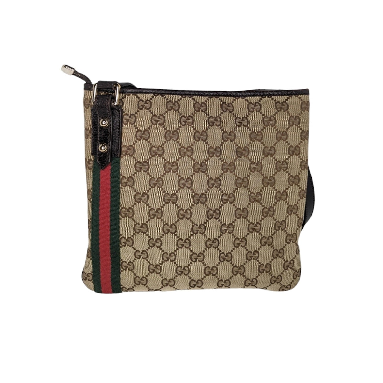 Gucci GG Monogram Web Jolicoeur Charms Messenger