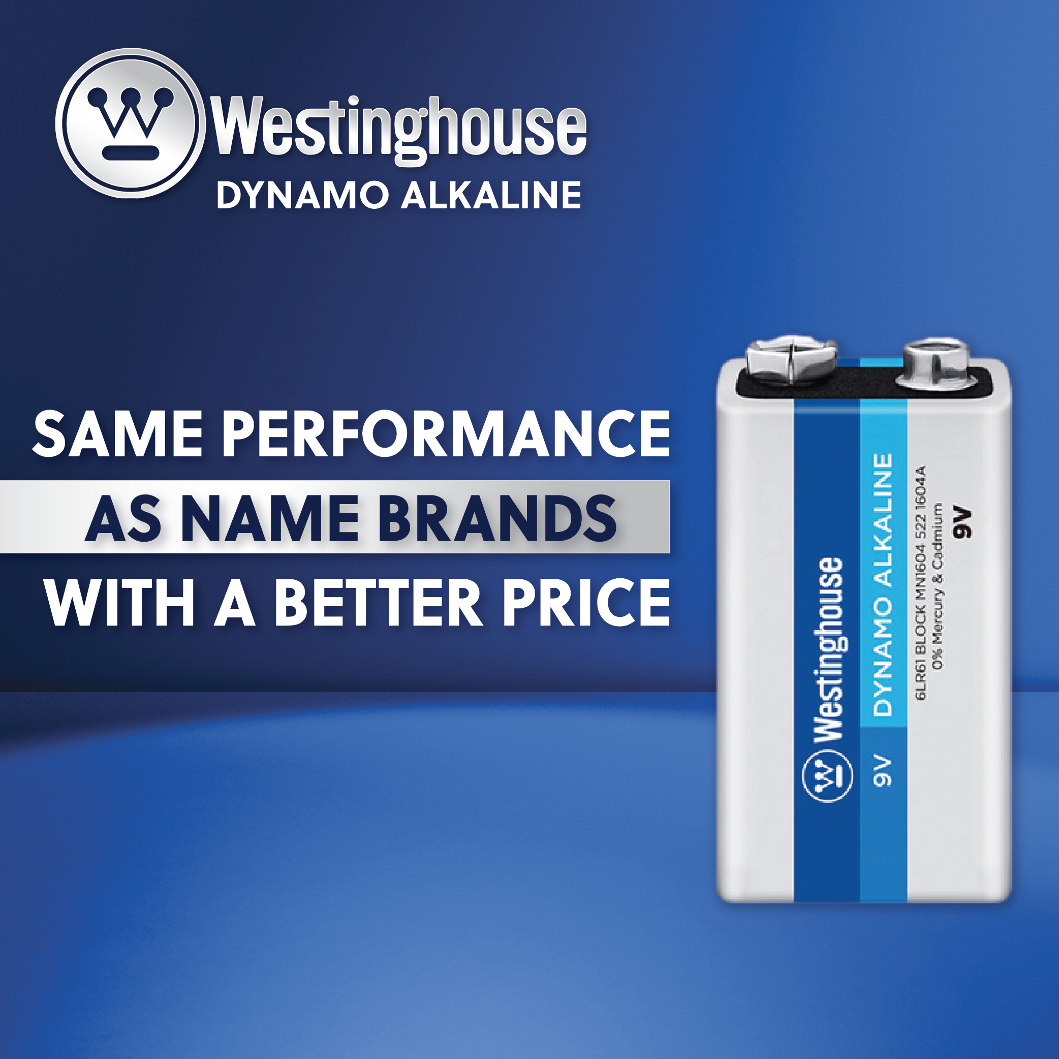 Westinghouse AA Dynamo Alkaline Clamshell Pack of 12