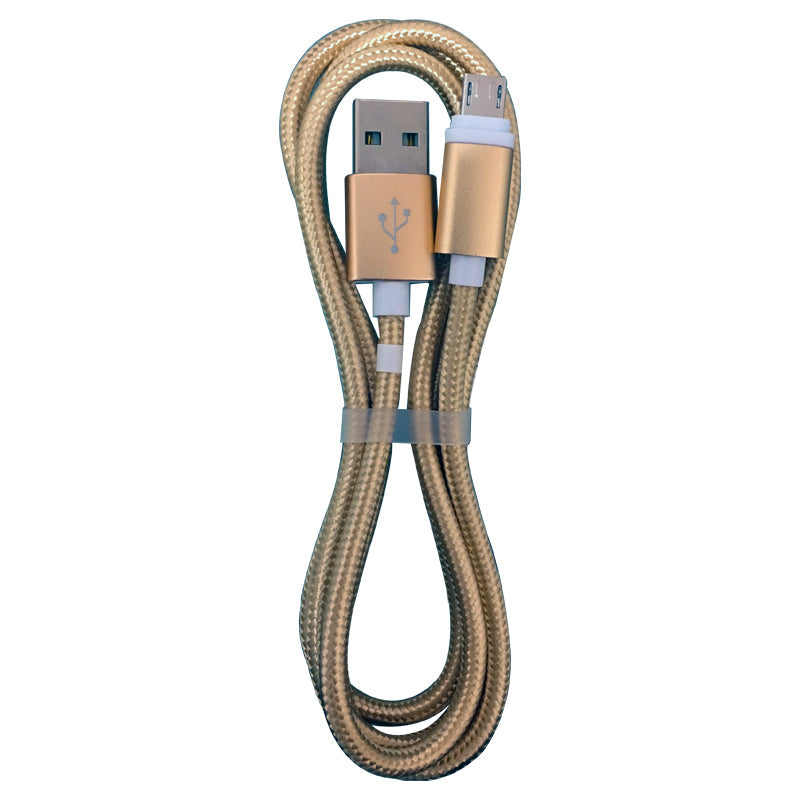 Nylon 3FT  Micro USB Charging Cord Blister Pack