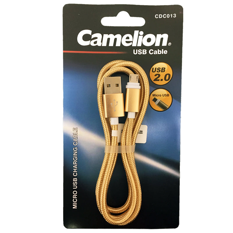 Nylon 3FT  Micro USB Charging Cord Blister Pack