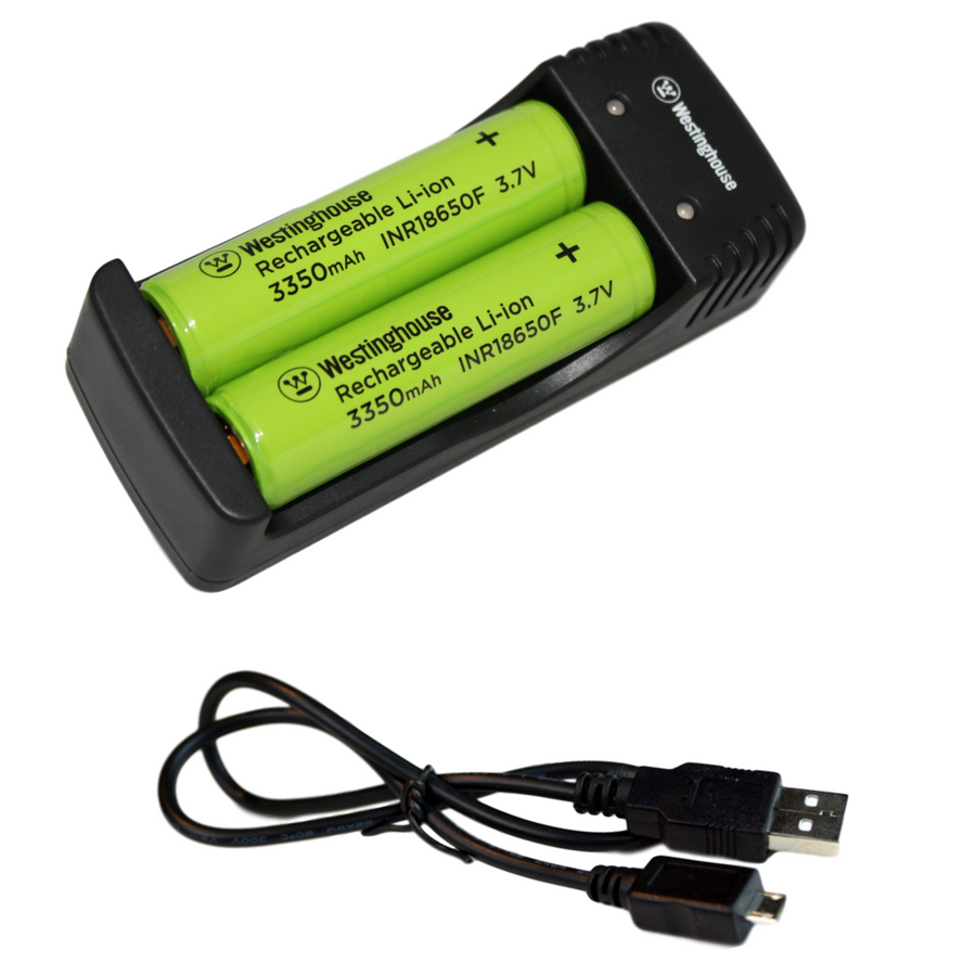 Westinghouse Two Cell USB Charger for 18650 Lithium Ion