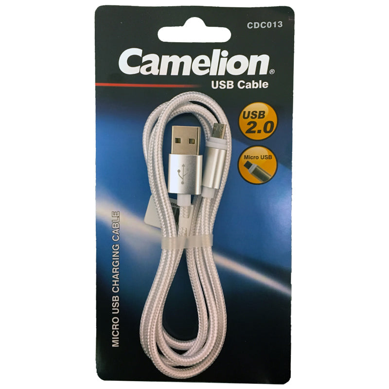 Nylon 3FT  Micro USB Charging Cord Blister Pack