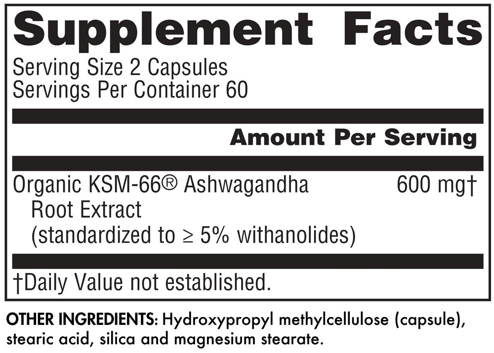 Planetary Herbals KSM-66 Ashwagandha Root Extract (120 capsules)