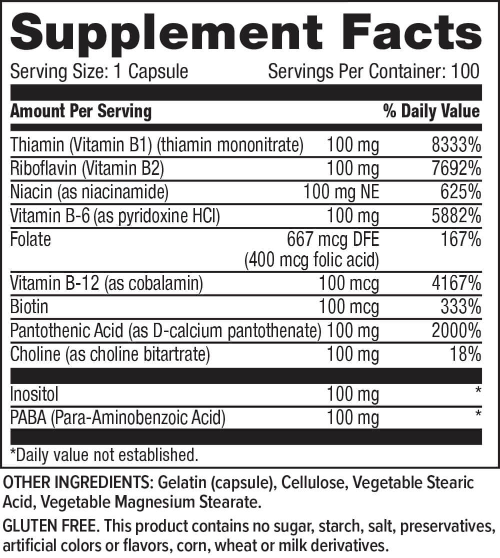 Hi-Health Mega B-100 (100 capsules)