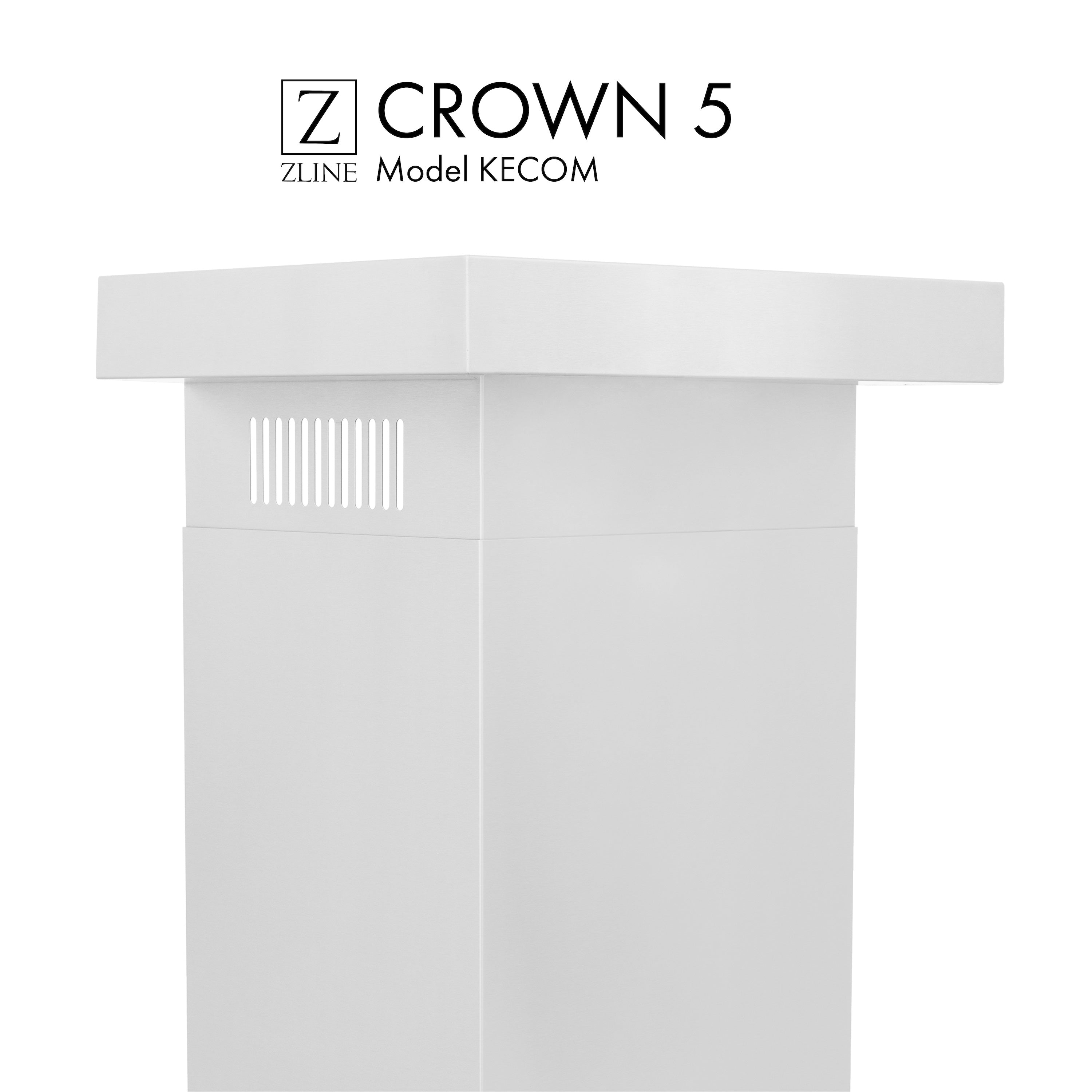 ZLINE Crown Molding Profile 5 for Wall Mount Range Hood (CM5-KECOM-304)