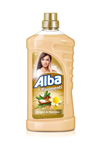 Alba Floor and Surface Cleaner Argan and Narciso Scent, 33.8 oz | 1000 ml