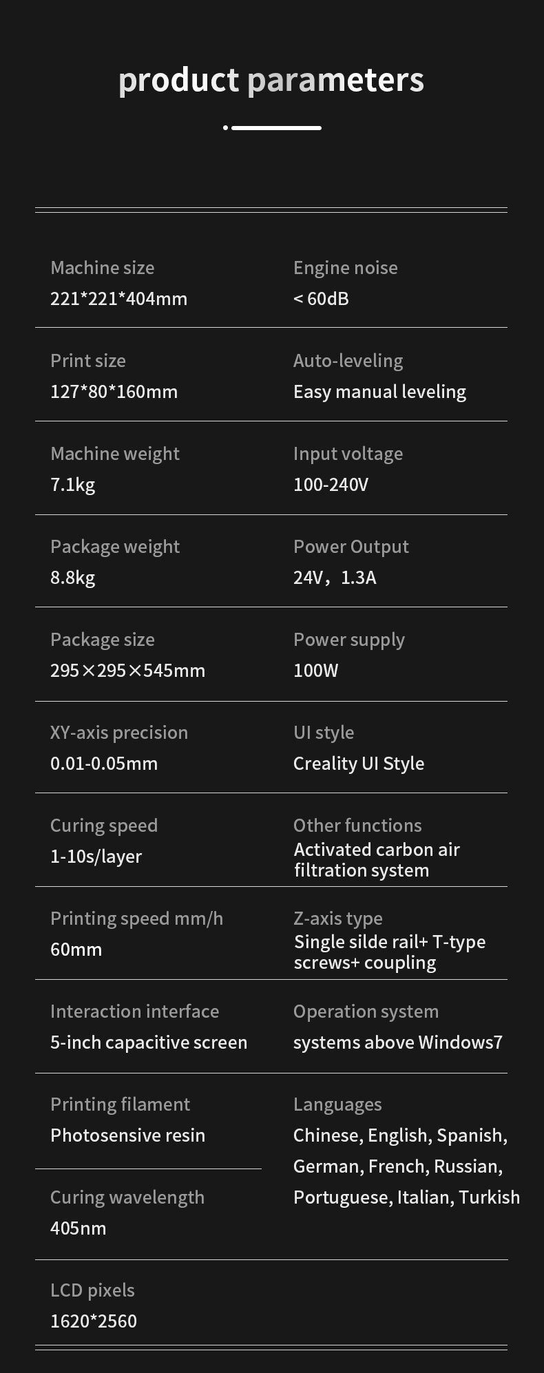 Halot Series resin 3d printer,