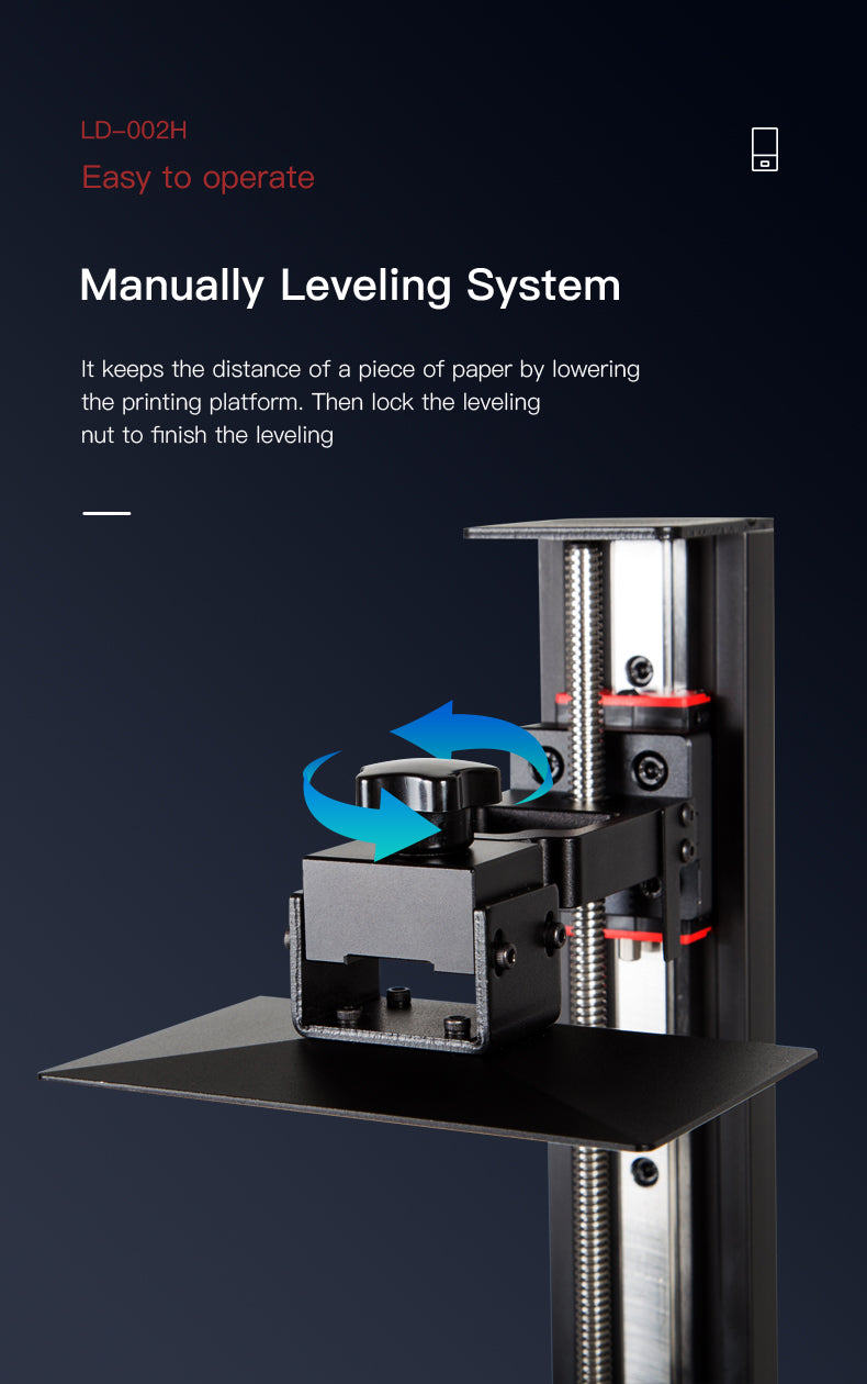 LD-002H Mono LCD Resin 3D Printer