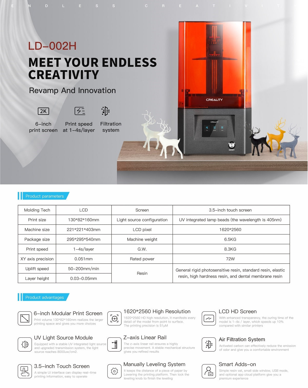 Creality 3DPrinter ld 002h Creality 3DPrinter ld 002h