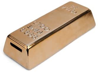 COIN BANK GOLD BAR