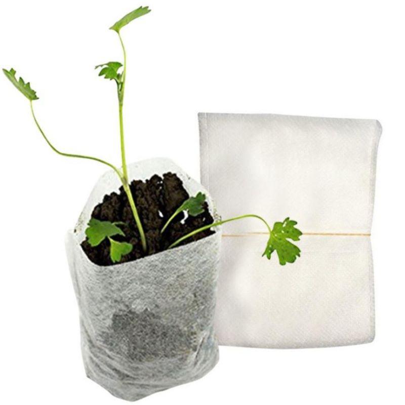 Biodegradable Non-woven Seedling Pots - Eco-Friendly Planting Bags for Nursery and Plant Growth