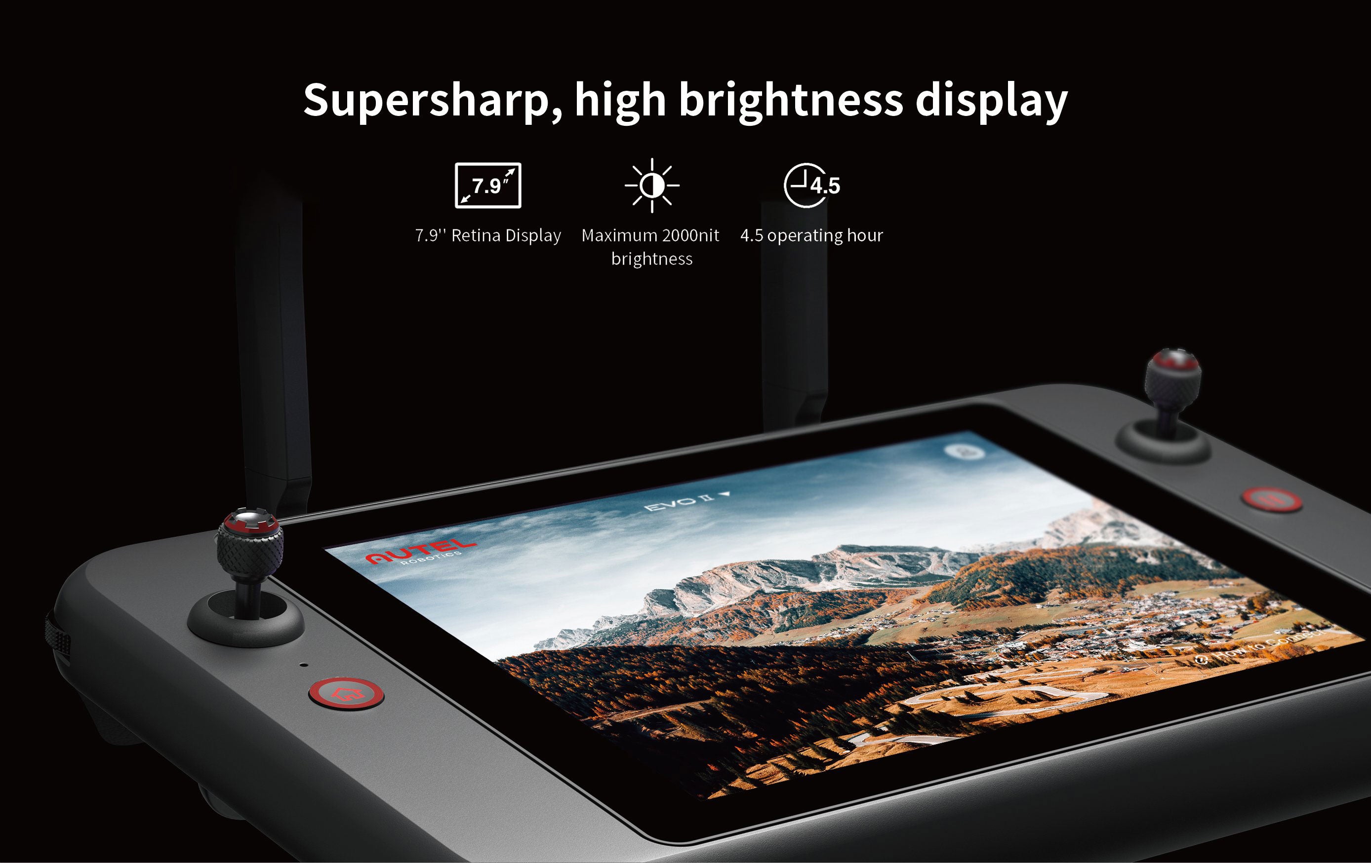 Autel Robotics Smart Controller 2000nits Brightness display