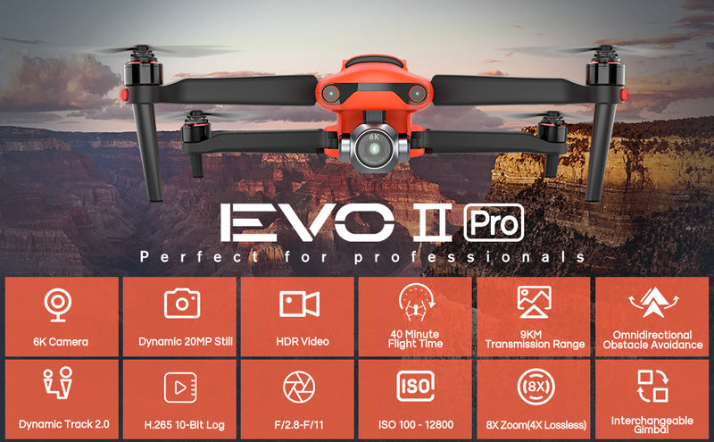 EVO II Pro Drone Specs