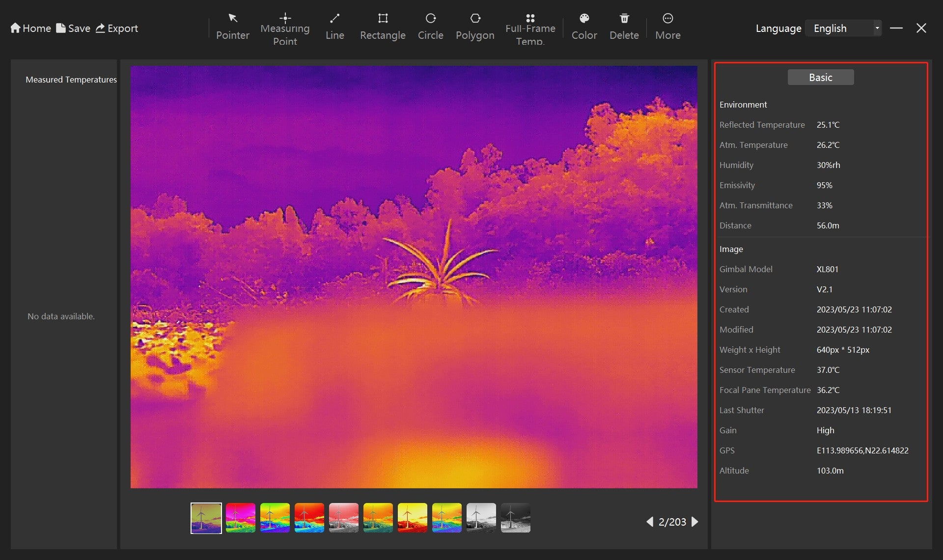 Environmental & Image Information