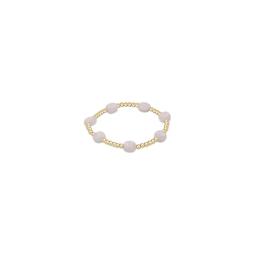 Admire Gold 3mm Bead Bracelet - Moonstone