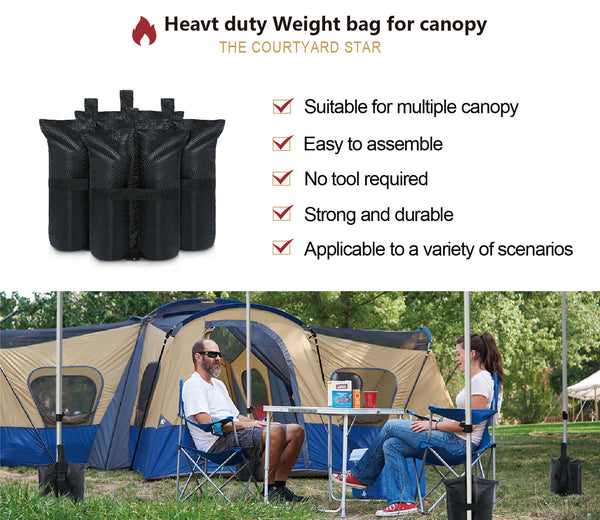 ABCCANOPY Heavy Duty Weight Bags (Set of 4 Weight Bags)