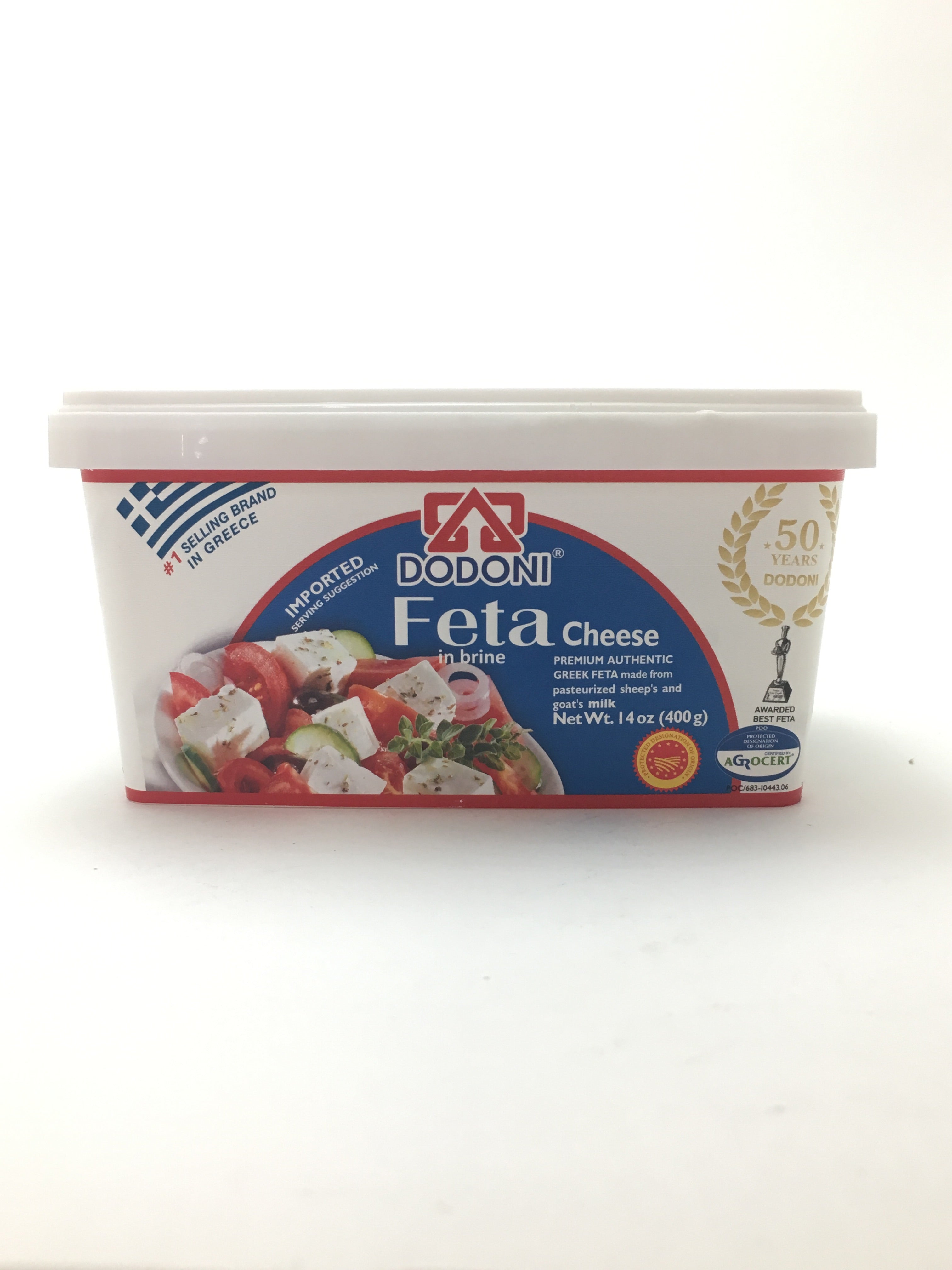 Dodoni Greek Feta Cheese in Brine 400g