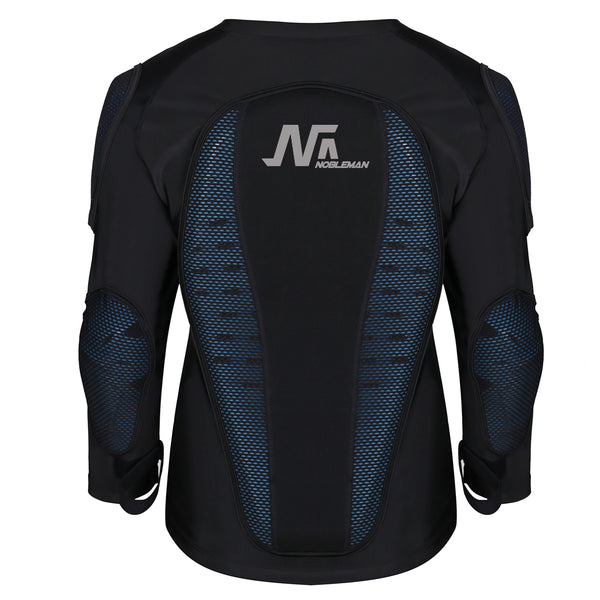 Armored Protective T-shirt with Removable Pads