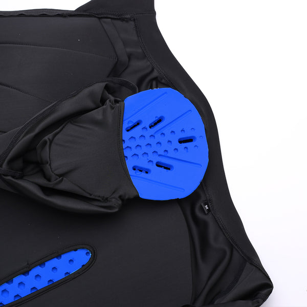 Armored Protective T-shirt with Removable Pads