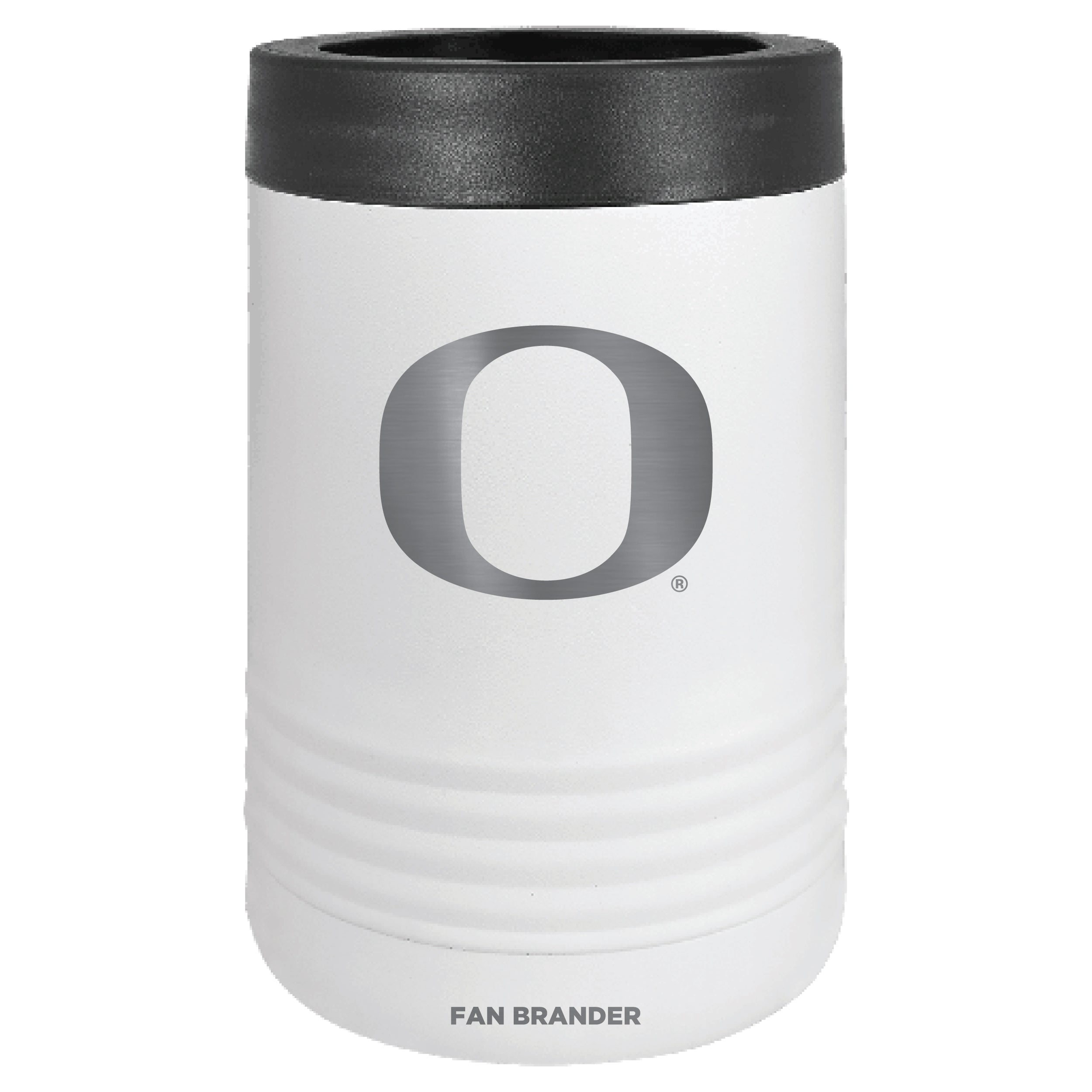 Fan Brander 12oz/16oz Can Cooler with Oregon Ducks Etched Primary Logo